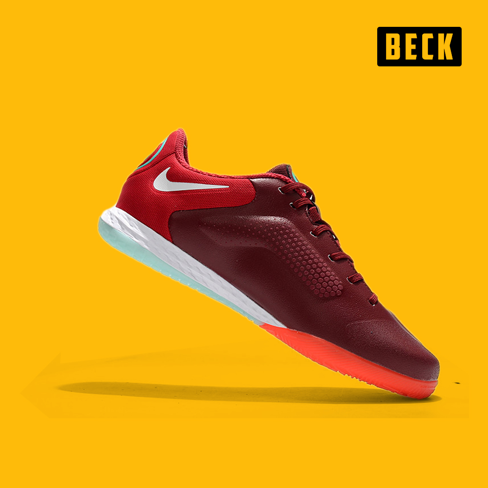 Giày Bóng Đá TQ Nike React Tiempo Legend Pro Đỏ Nâu Vạch Trắng IC