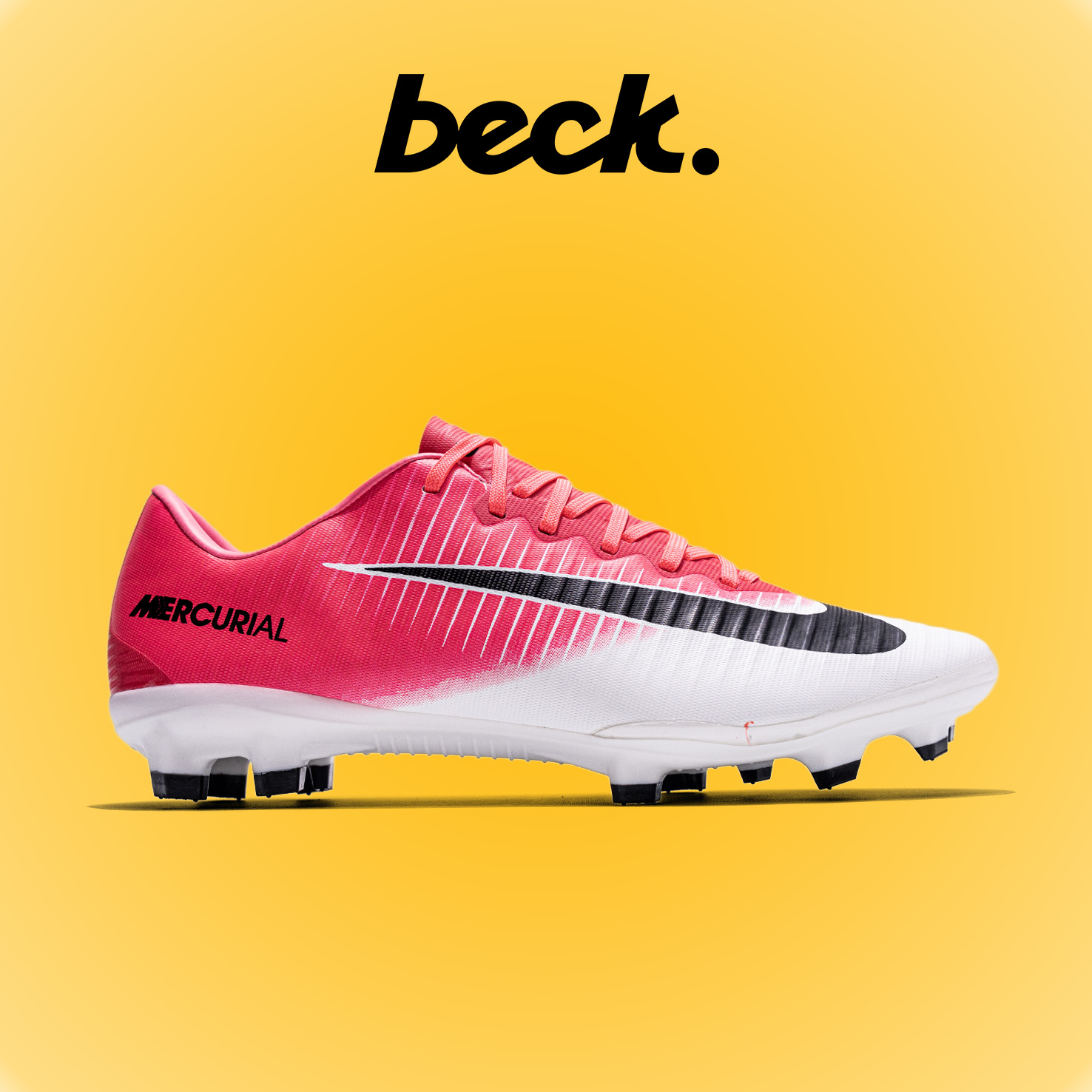 Giày Bóng Đá Nike Mercurial Vic 6 Trắng Hồng Lưỡi Gà Liền FG