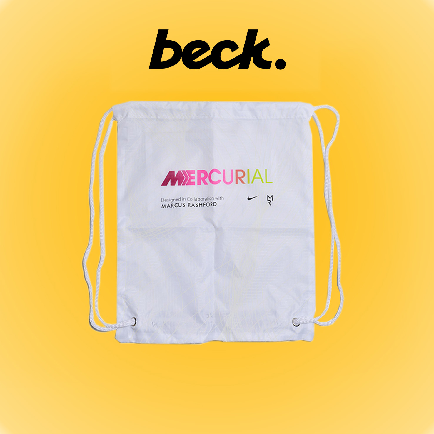 Túi Rút Gymsack SF Mercurial Marcus Rashford - Trắng
