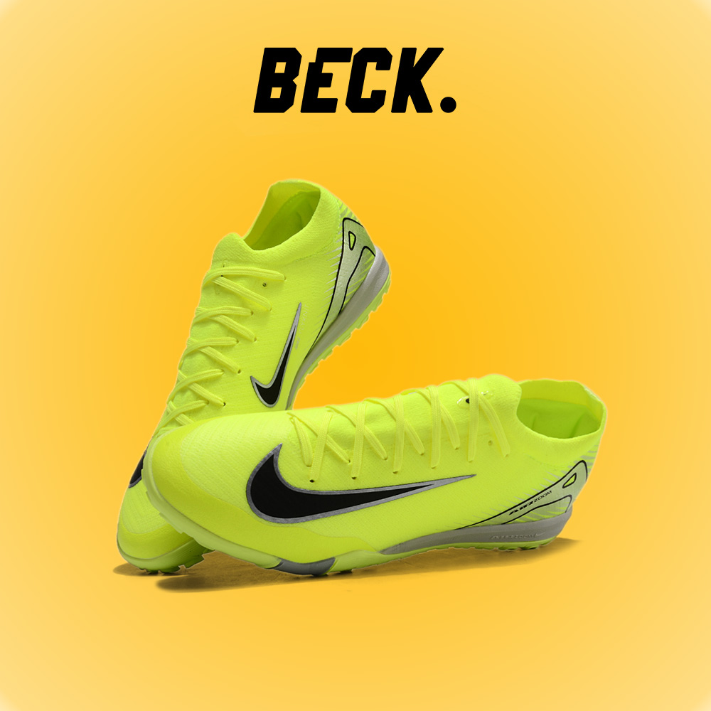 Giày Bóng Đá Nike Mercurial Vapor 16 Pro V1 Xanh Chuối Gót Xám Cổ