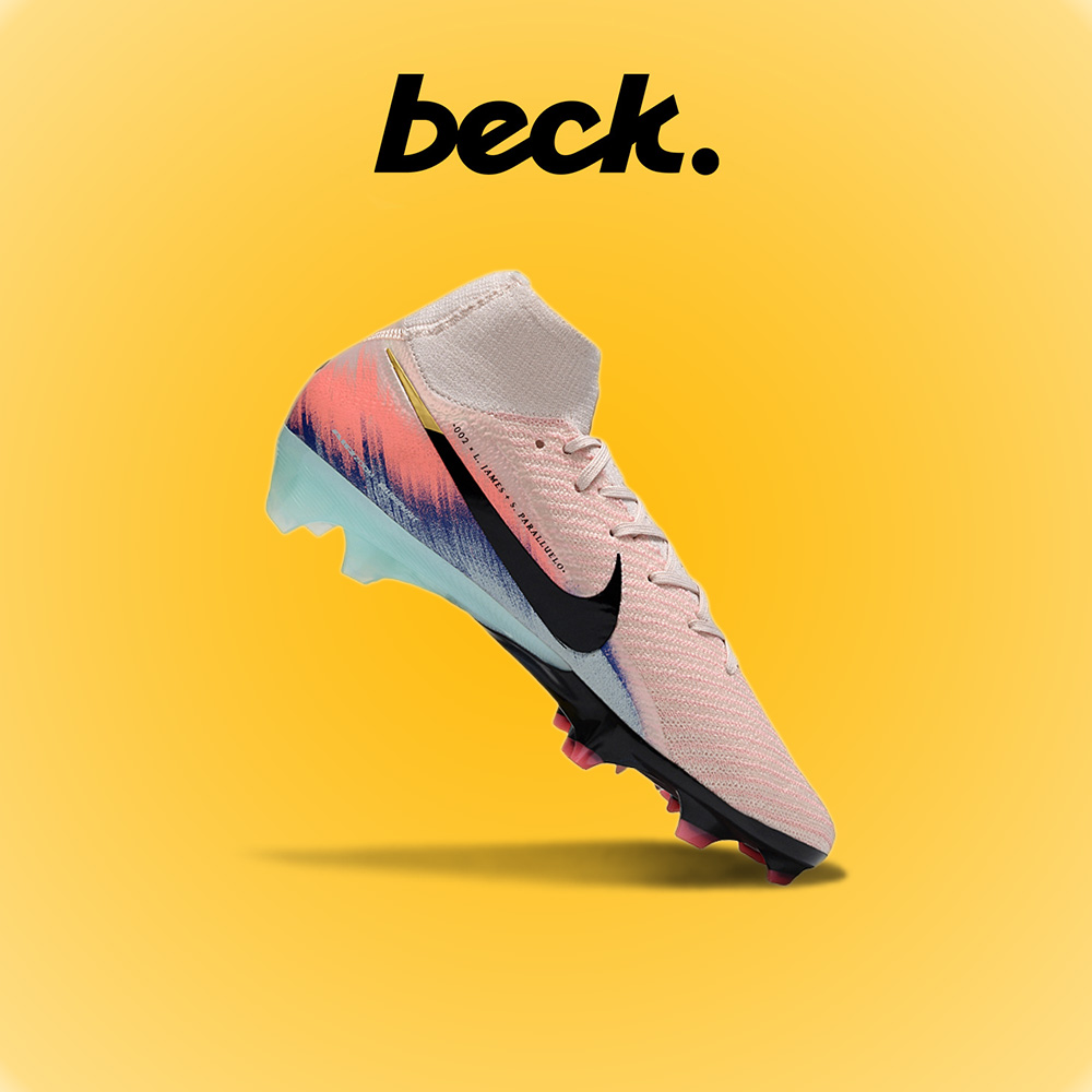 Giày Bóng Đá Nike Mercurial Superfly 10 Elite United Cam Nhạt Xanh Biển Cổ Cao FG