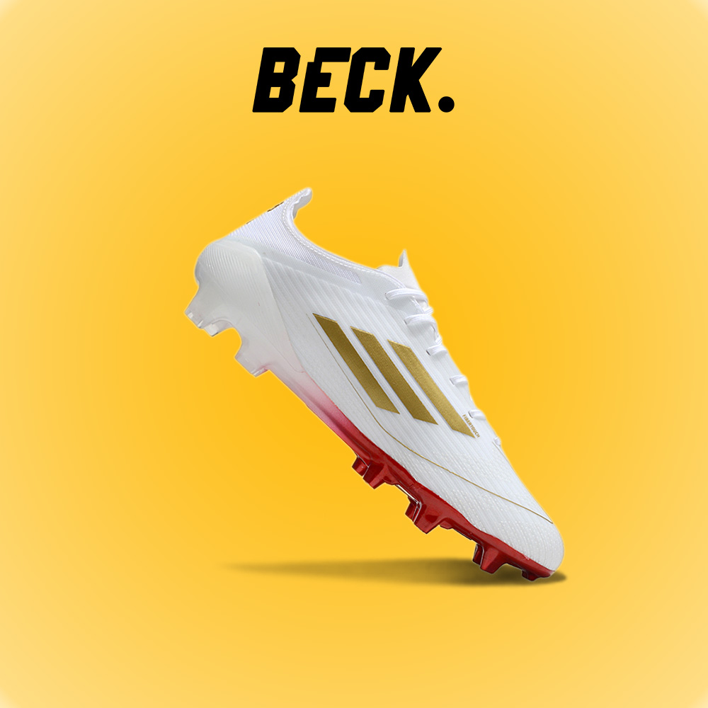 Giày Bóng Đá Adidas F50 Elite Mohamed Salah Trắng Đỏ HQ FG