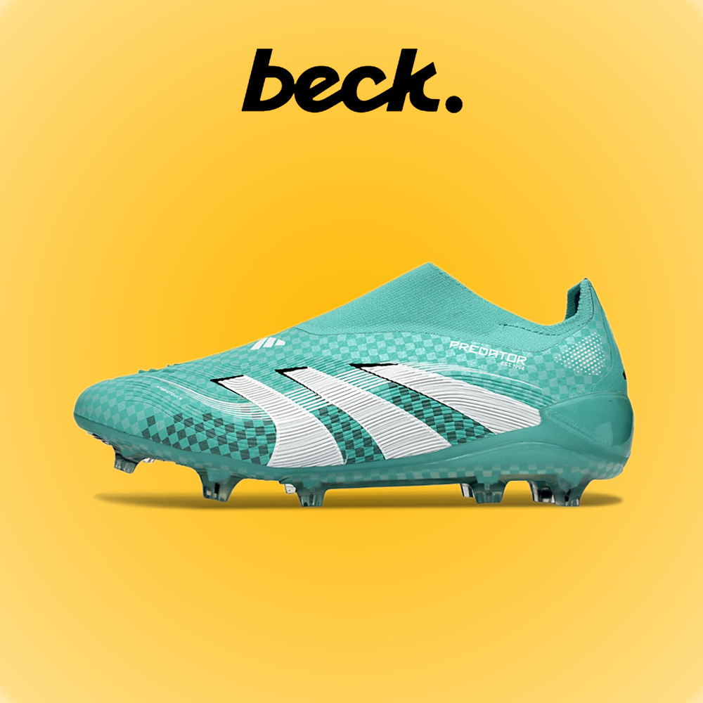 Giày Bóng Đá Adidas Predator 25 Elite LL Caro Xanh Ngọc Không Dây FG