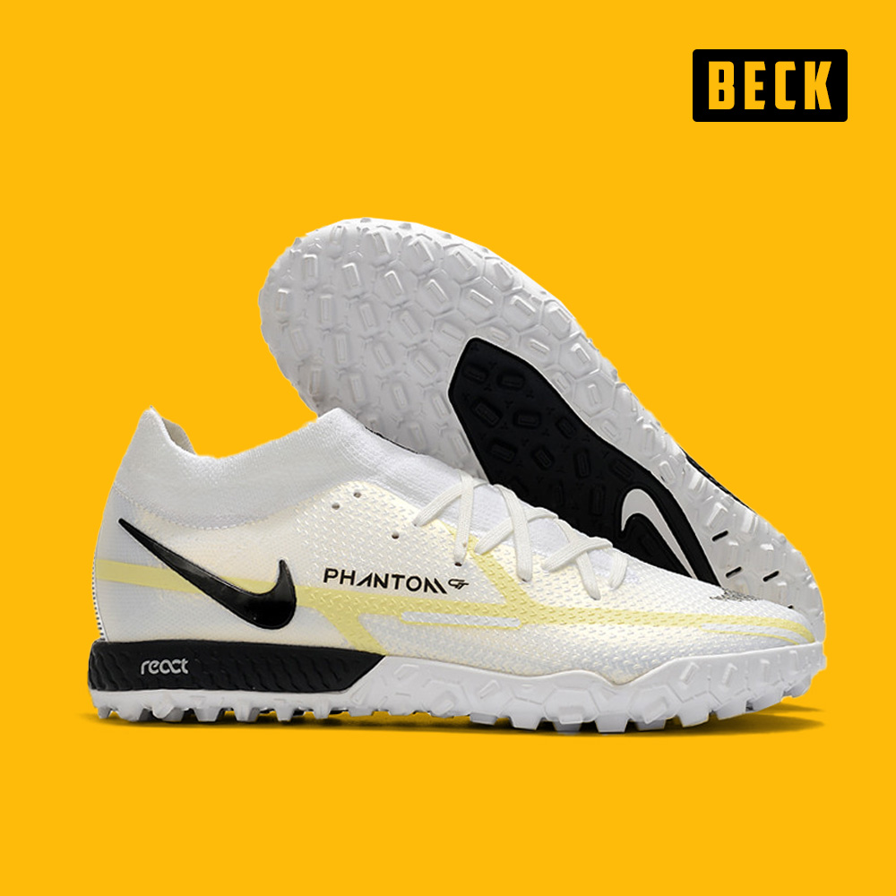 Giày Bóng Đá Nike Phantom GT2 Elite Tokyo Olympics Trắng Vạch Đen Cổ Cao HQ TF