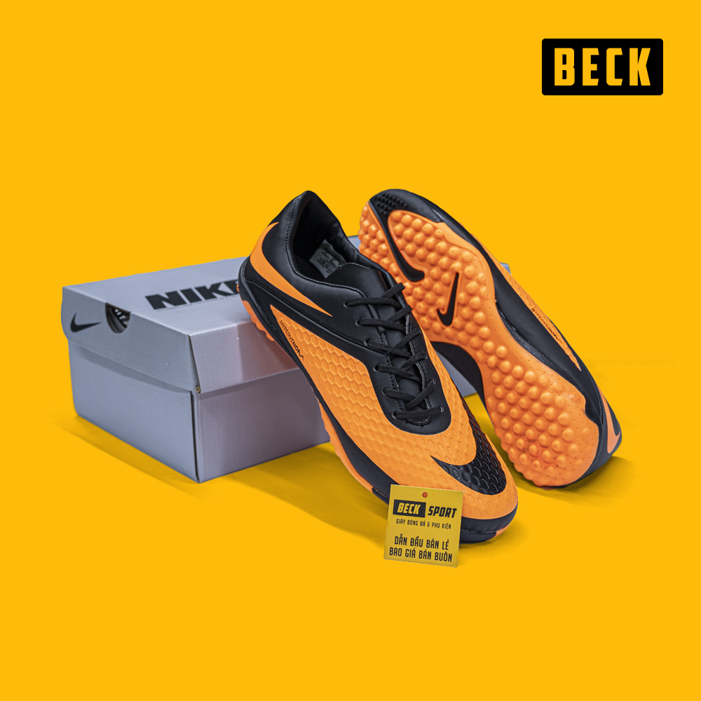 Giày Bóng Đá TQ Nike Hypervenom Phelon Đen Cam TF