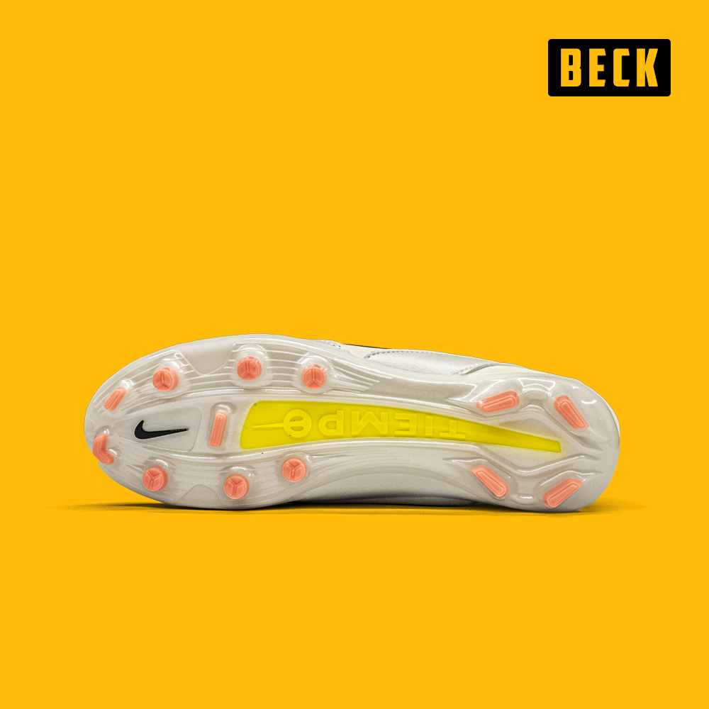 Giày Bóng Đá Nike Tiempo 9 React Pro Nâu Vạch Vàng FG