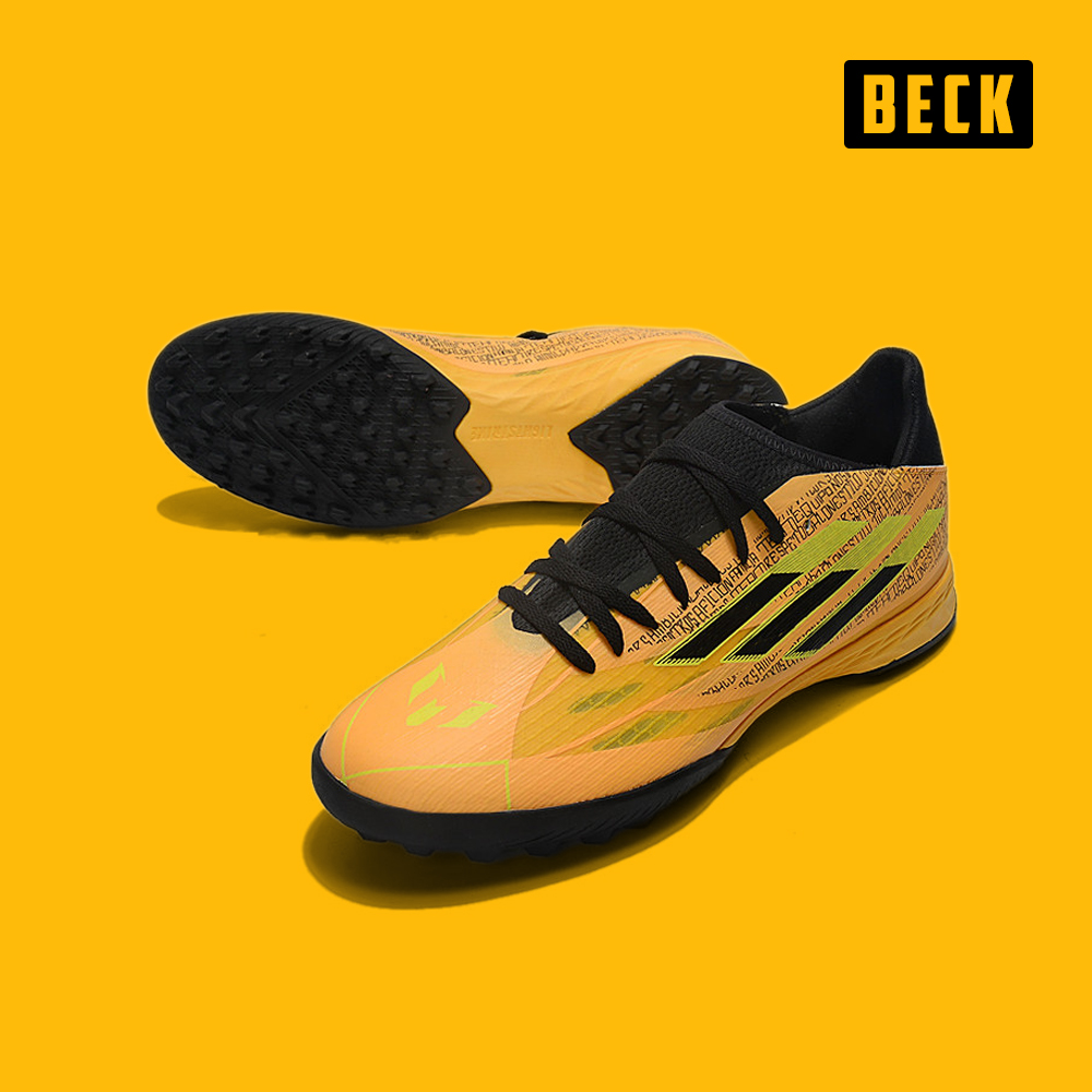 Giày Bóng Đá TQ Adidas X Speedflow.3 Messi Vàng Đen HQ TF