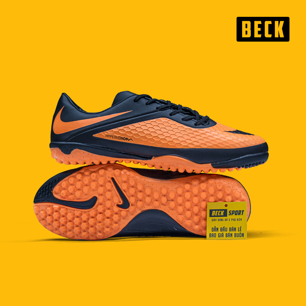 Giày Bóng Đá TQ Nike Hypervenom Phelon Đen Cam TF