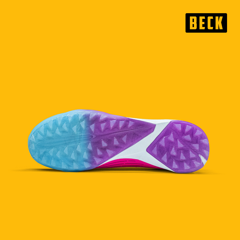 Giày Bóng Đá TQ Adidas Predator Edge.3 Trắng Hồng Xanh Biển HQ TF