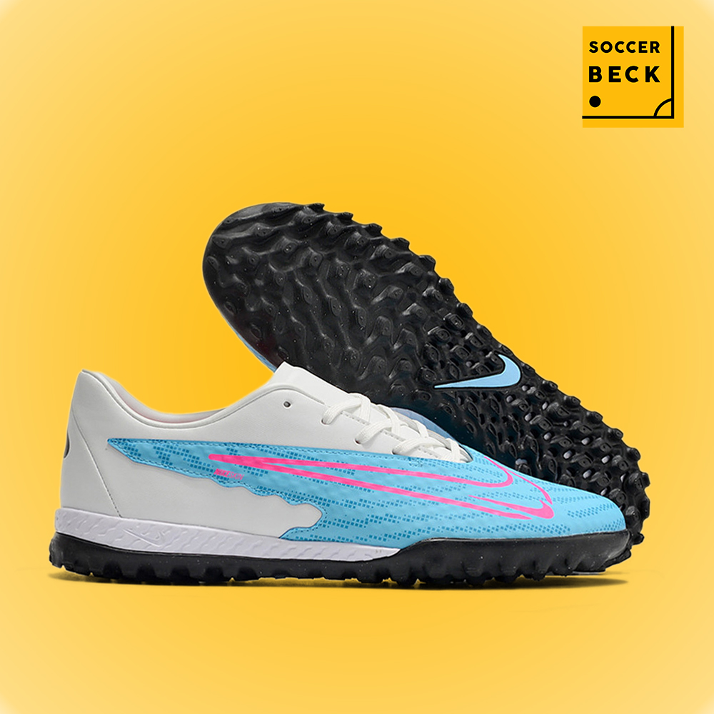 GIÀY BÓNG ĐÁ NIKE PHANTOM GX ACADEMY XANH BIỂN TRẮNG ĐẾ ĐỆM XỐP TF