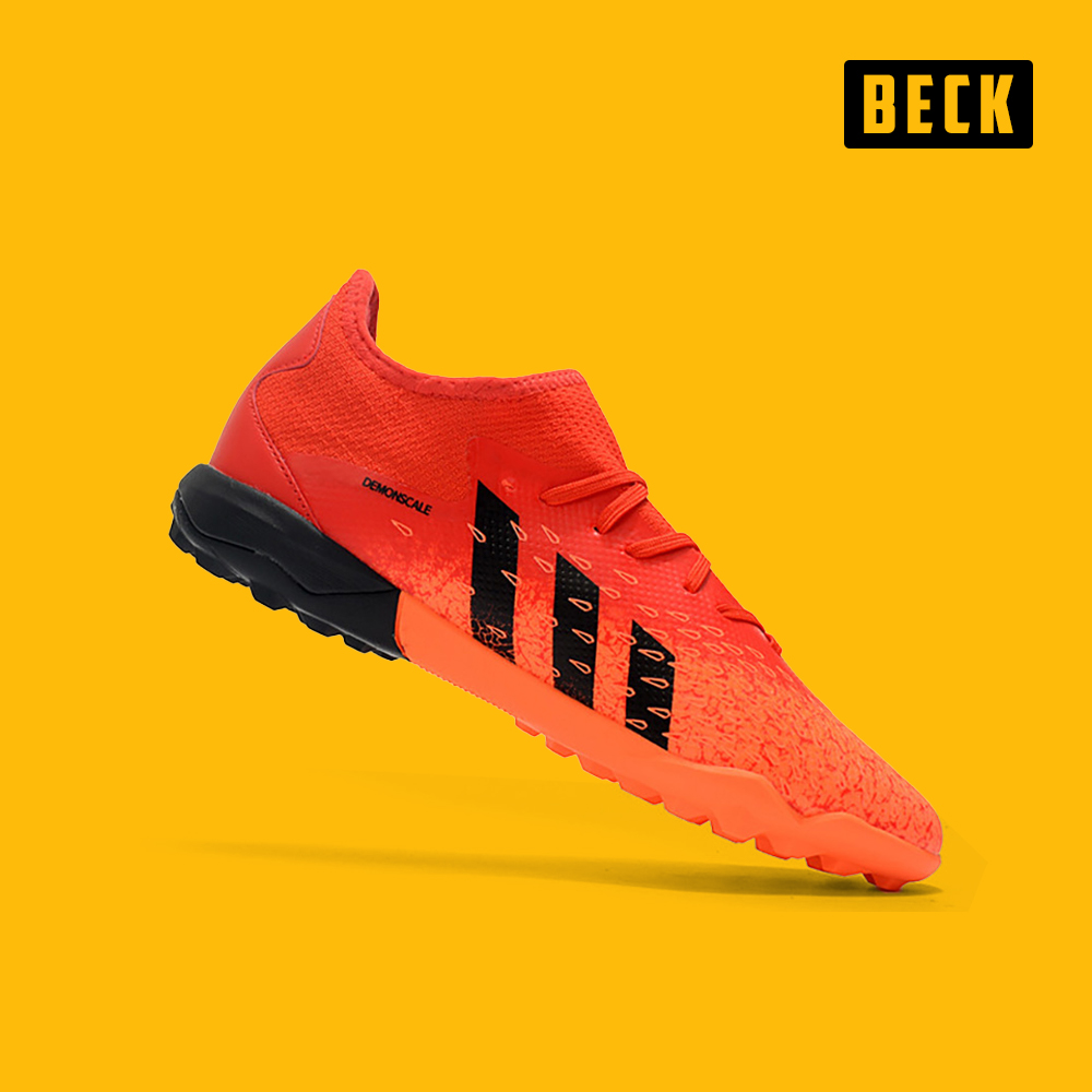 Giày Bóng Đá Adidas Predator Freak.3 Đỏ Vạch Đen Cổ Lửng TF