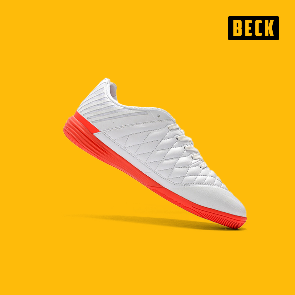 Giày Bóng Đá Nike Lunar Gato II Trắng Đế Cam IC