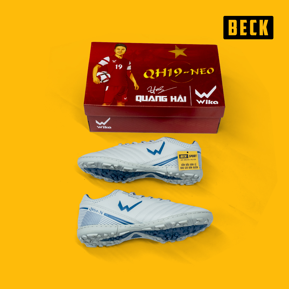 Giày Bóng Đá Wika QH19NEO Xám Chính Hãng TF