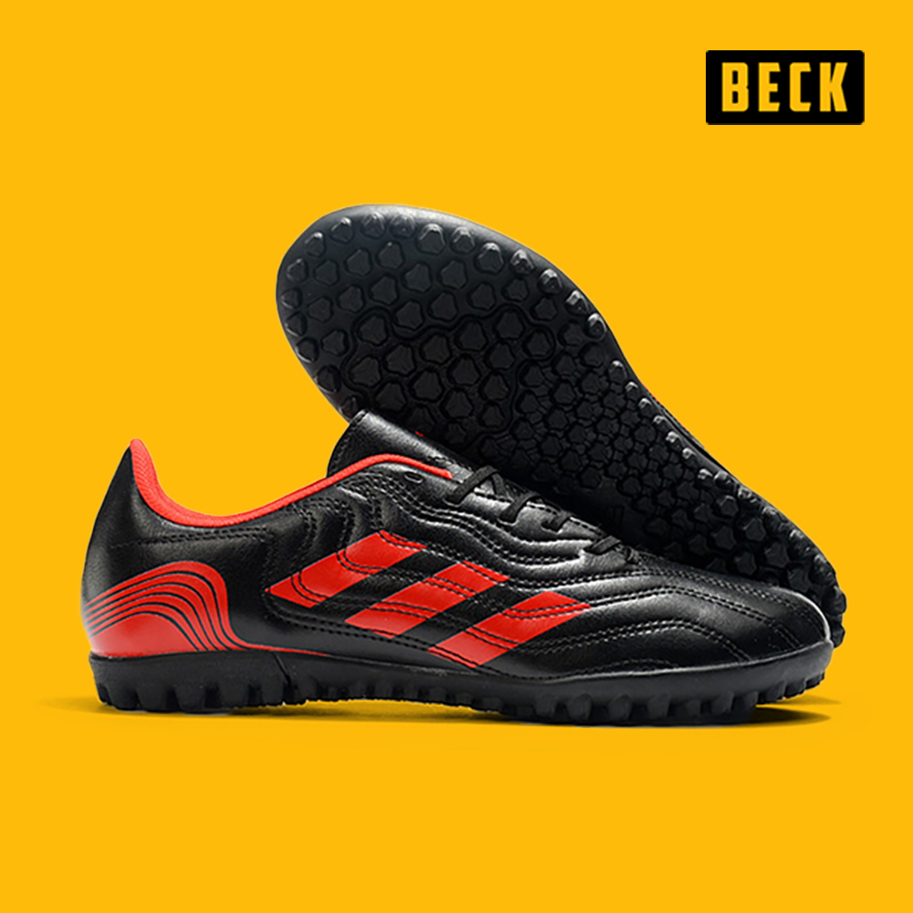 Giày Bóng Đá Adidas Copa Sense.4 Đen Vạch Đỏ TF