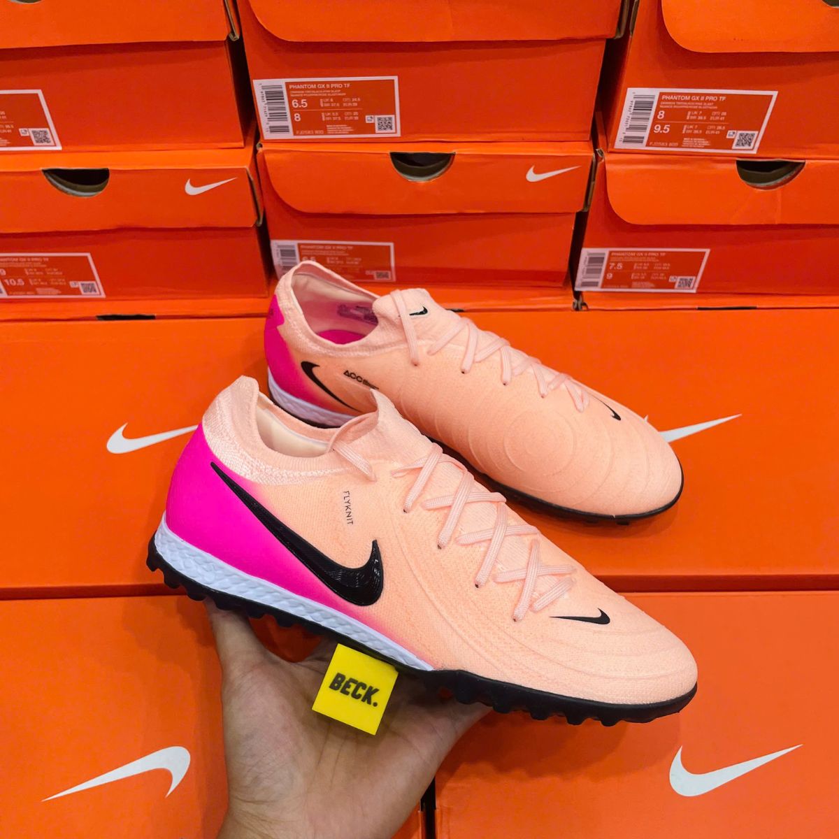 GIÀY BÓNG ĐÁ NIKE PHANTOM GX 2 PRO TF PRISM PACK - FJ2583-800 - CAM/HỒNG