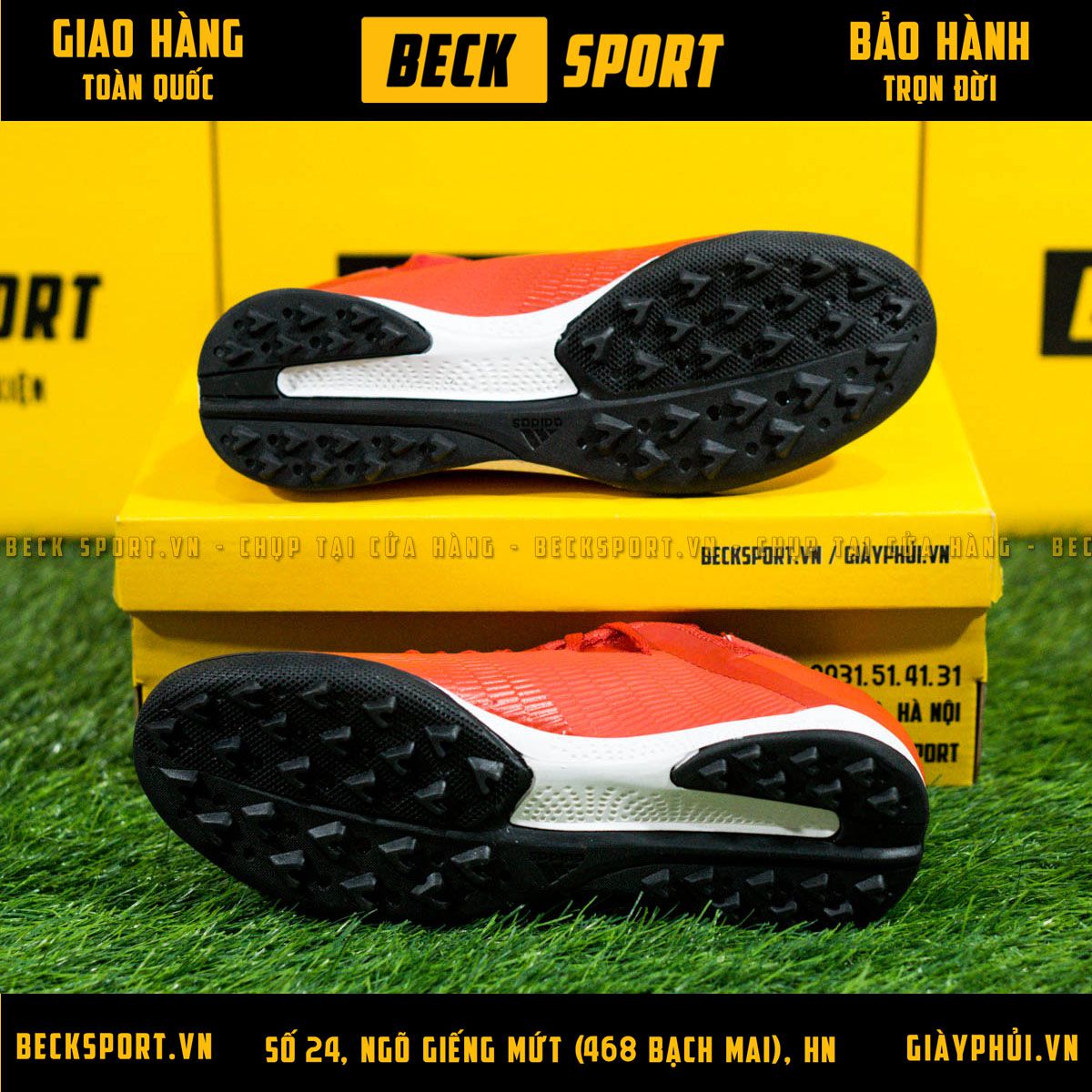 Giày Bóng Đá Adidas X 18.3 Đỏ Vạch Bạc TF