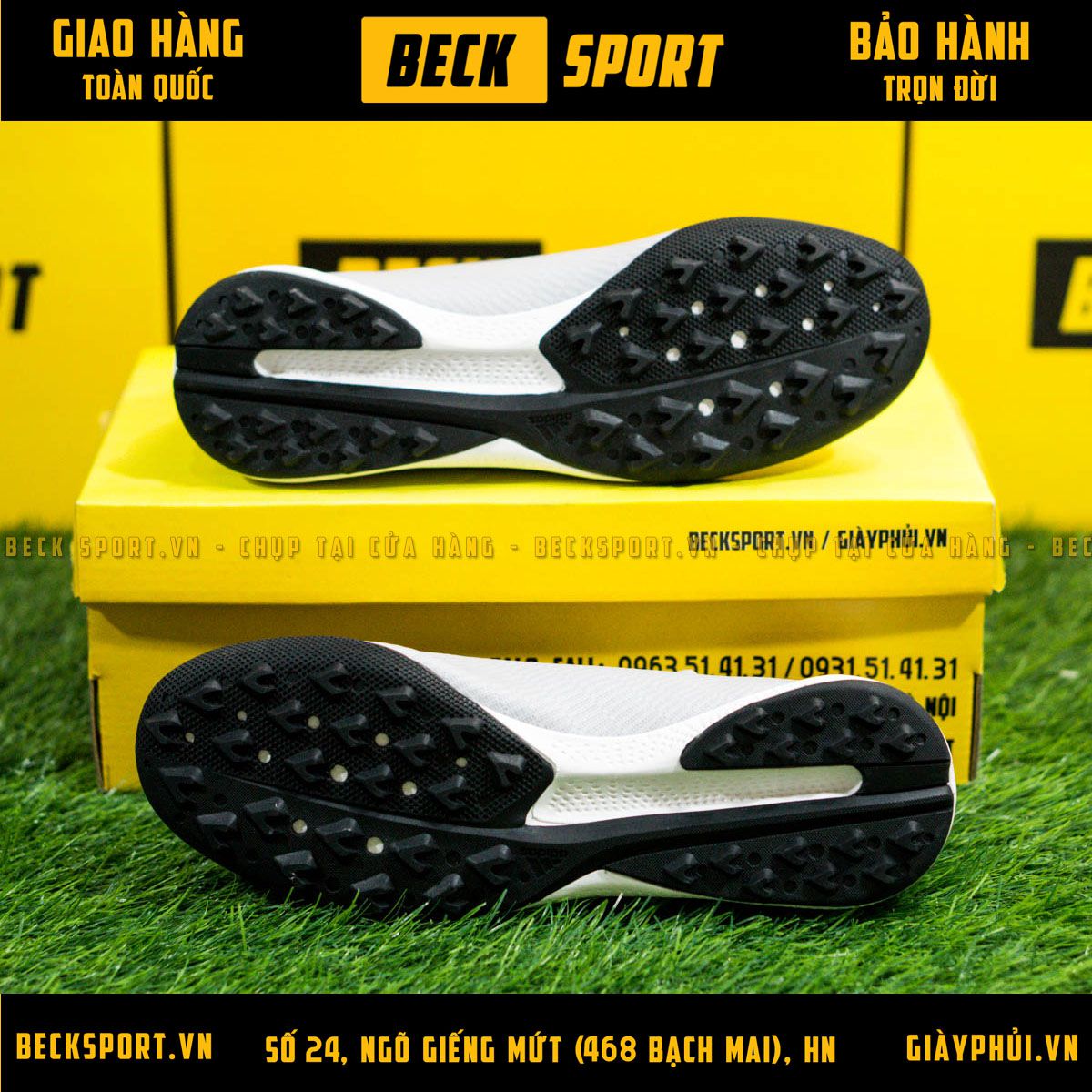 Giày Bóng Đá Adidas X 19.3 Xám Vạch Đỏ HQ TF