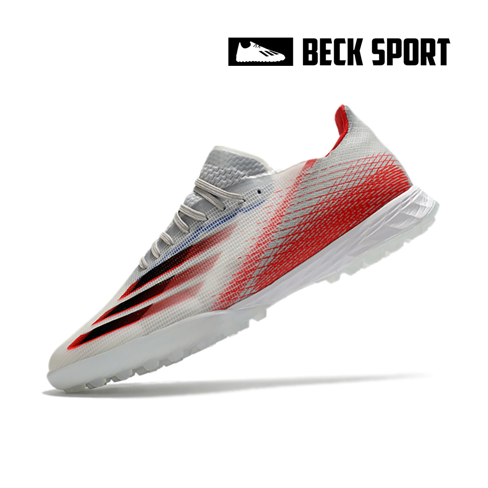 Giày Bóng Đá Adidas X Ghosted.1 EURO Xám Vạch Đỏ TF