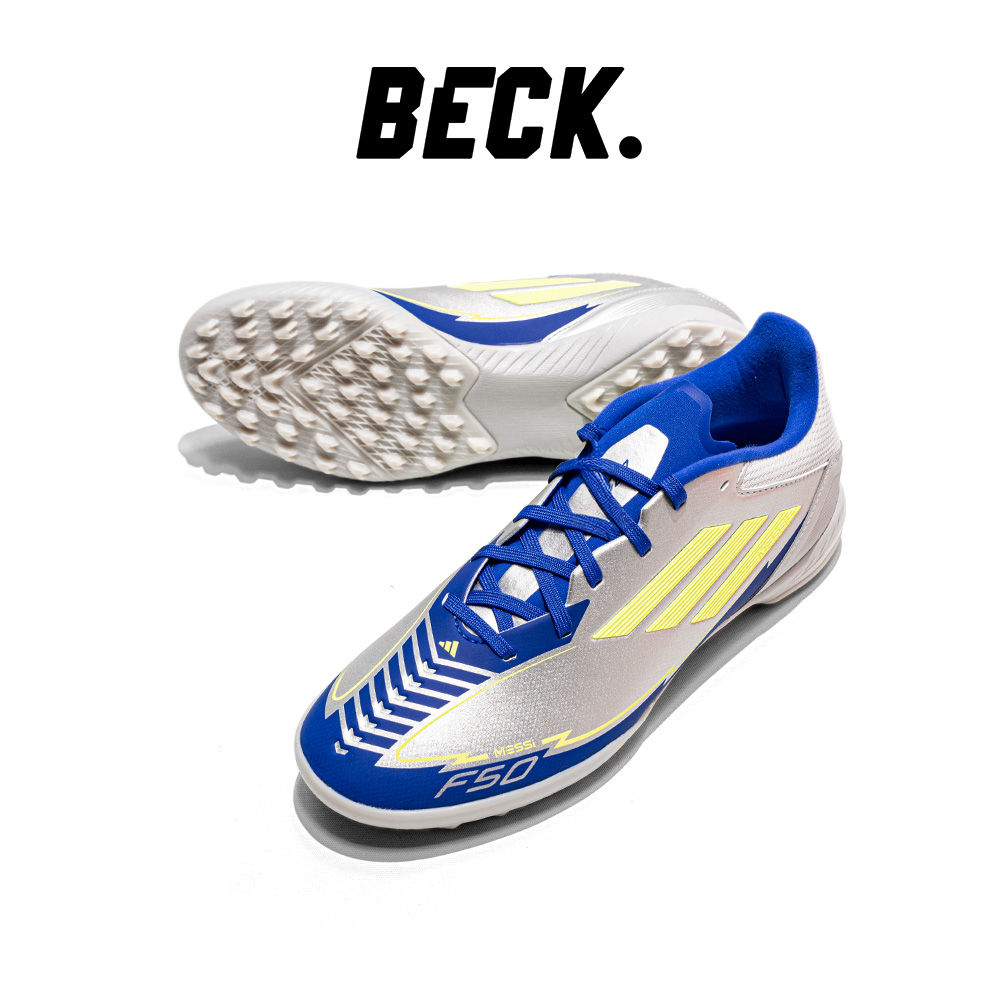 GIÀY BÓNG ĐÁ ADIDAS F50 LEAGUE MESSI TF La Vida Rapida - IH0919 - BẠC/XANH