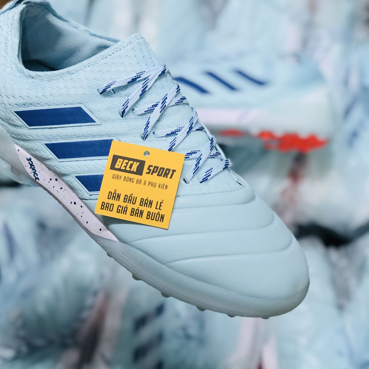 Giày Bóng Đá Adidas Copa 20.1 Xanh Ngọc TF