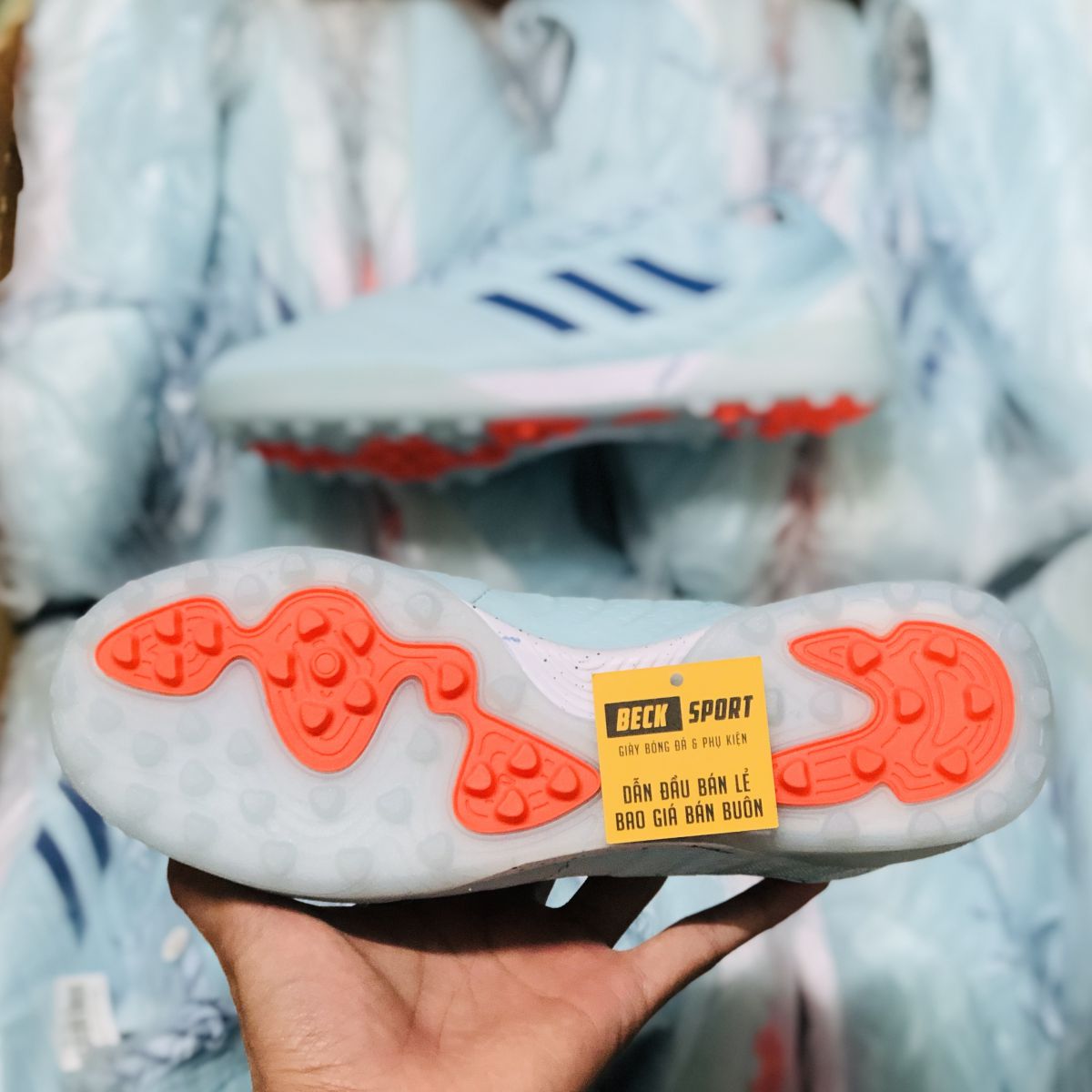 Giày Bóng Đá Adidas Copa 20.1 Xanh Ngọc TF