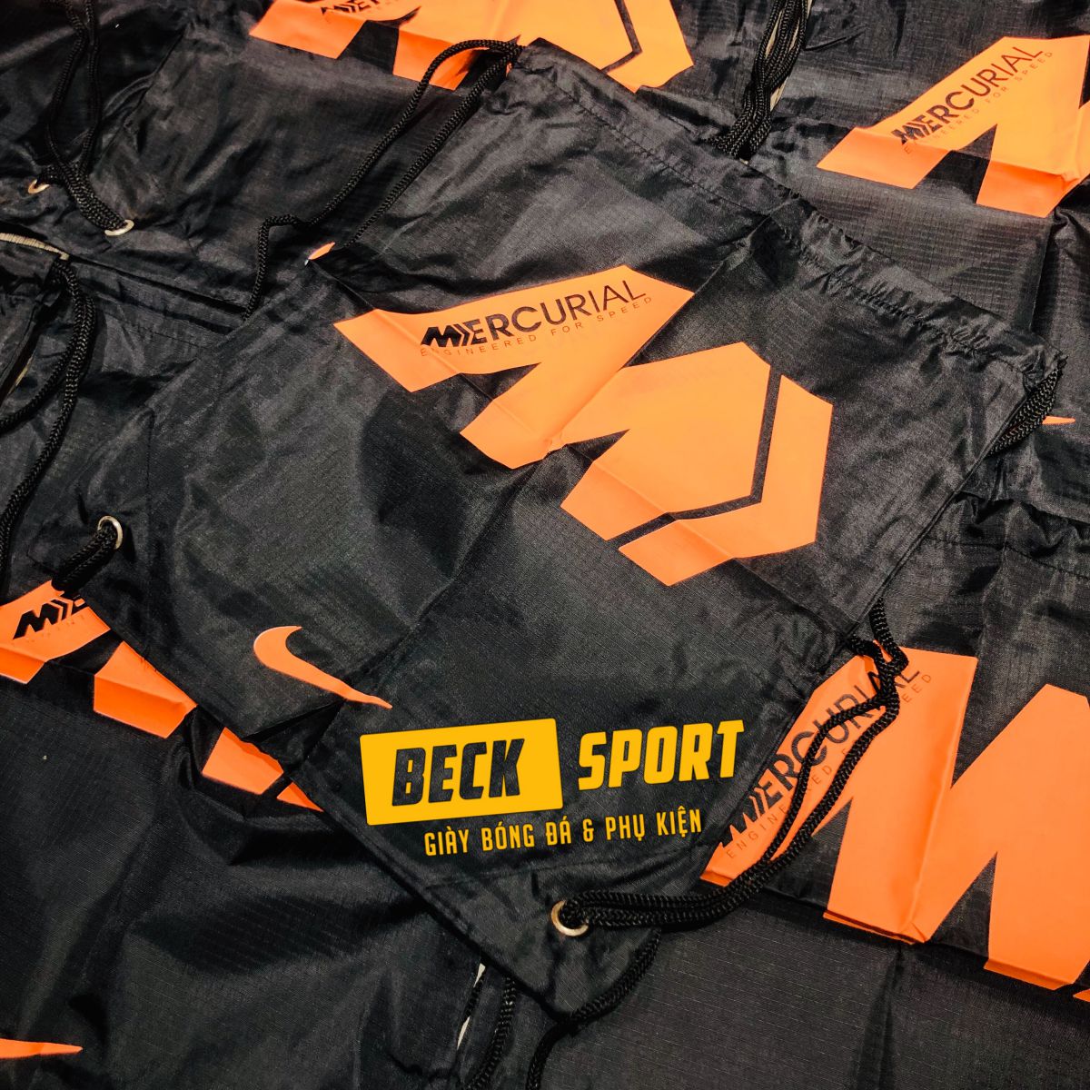 Túi Rút Gymsack SF Nike Mercurial 13 - Đen Cam