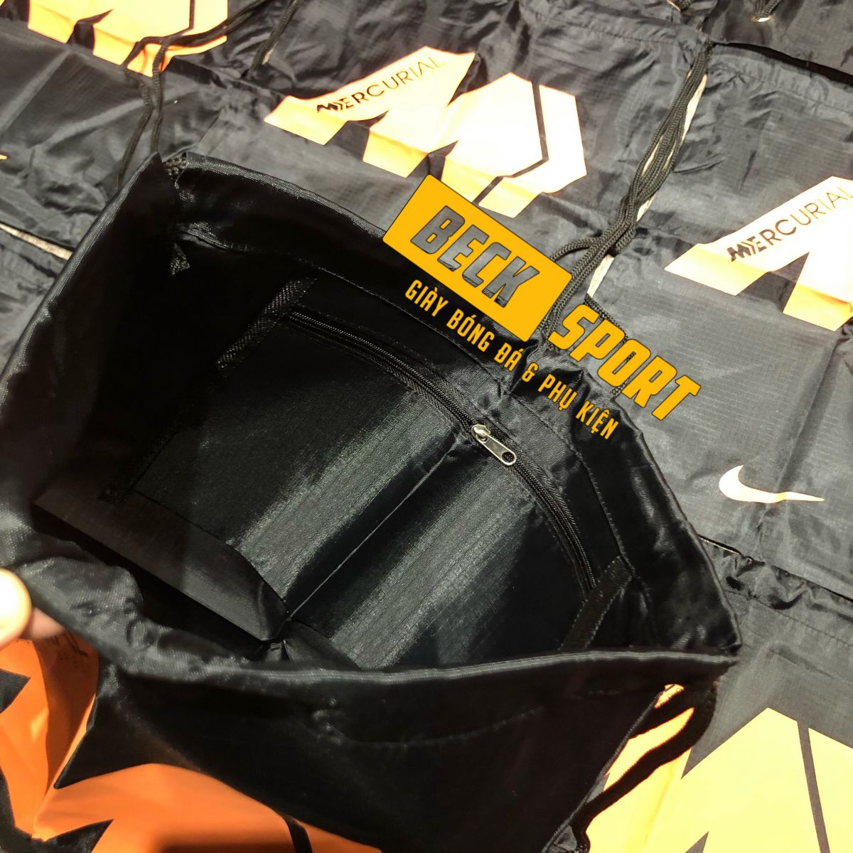 Túi Rút Gymsack SF Nike Mercurial 13 - Đen Cam