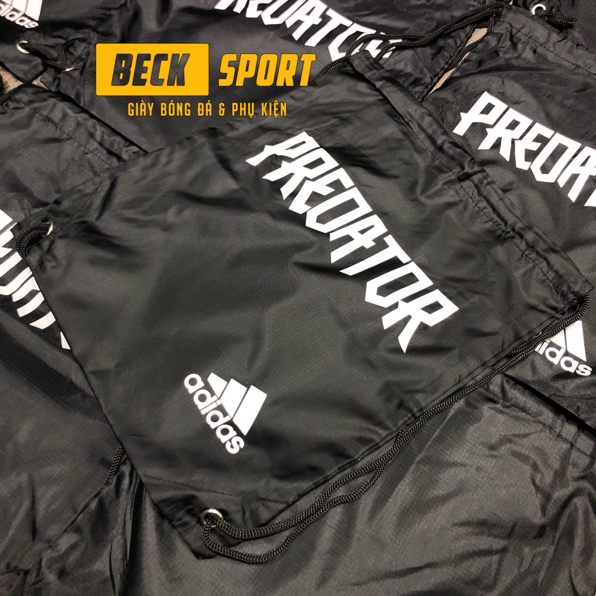 Túi Rút Gymsack SF Adidas Predator - Đen