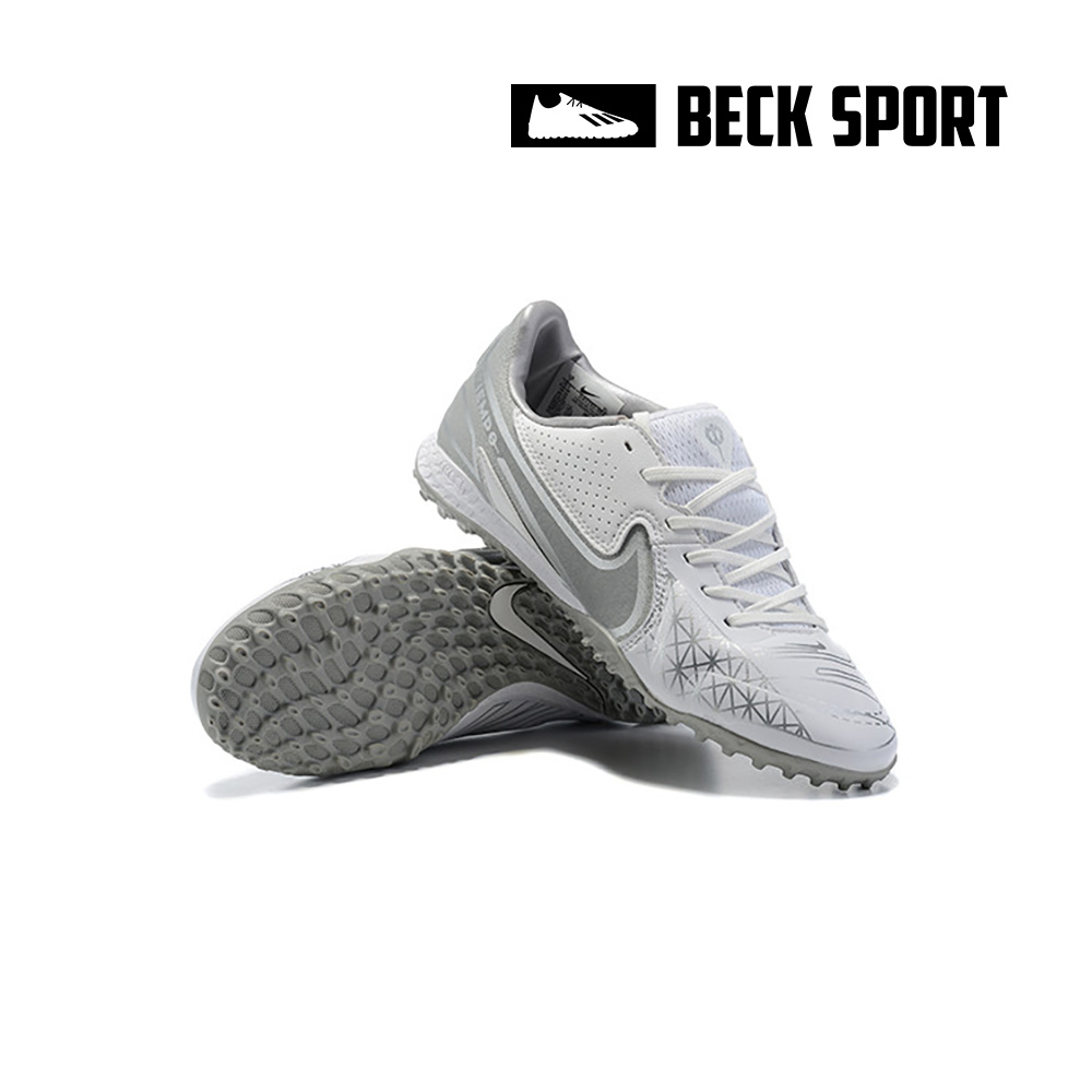 Giày Bóng Đá Nike React Tiempo Legend 9 Pro Trắng Xám TF