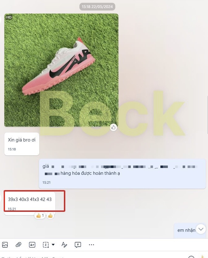 Giày Bóng Đá Nike Mercurial Vapor 15 Pro Euro 24 Hồng Vạch Đen Cổ Lửng HQ TF