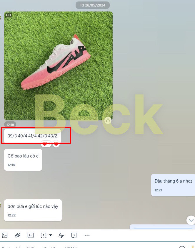 Giày Bóng Đá Nike Mercurial Vapor 15 Pro Euro 24 Hồng Vạch Đen Cổ Lửng HQ TF
