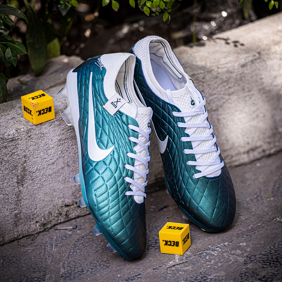 Giày Bóng Đá Nike Tiempo Legend 10 Elite 30th Xanh Cổ Vịt Lưỡi Gà Liền FG