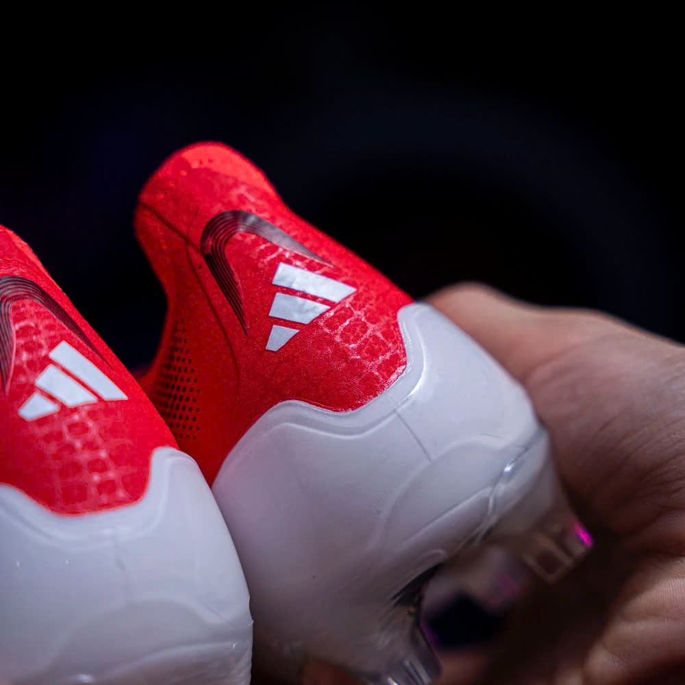 Giày Bóng Đá Trẻ Em Adidas Predator 25 Elite Tongue Đỏ Vạch Trắng HQ FG