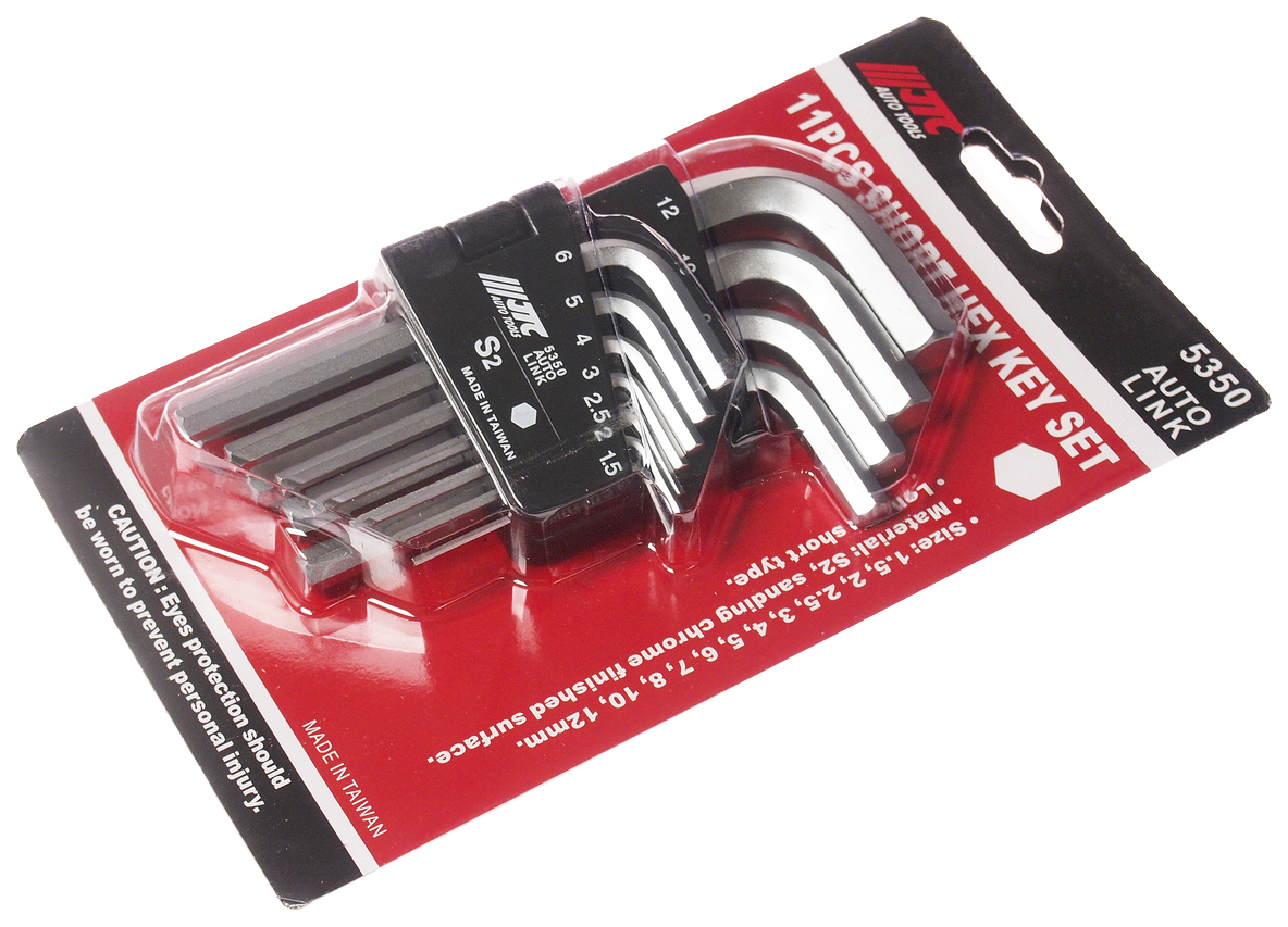 Bộ lục giác ngắn hệ mét 11 chi tiết JTC 5350