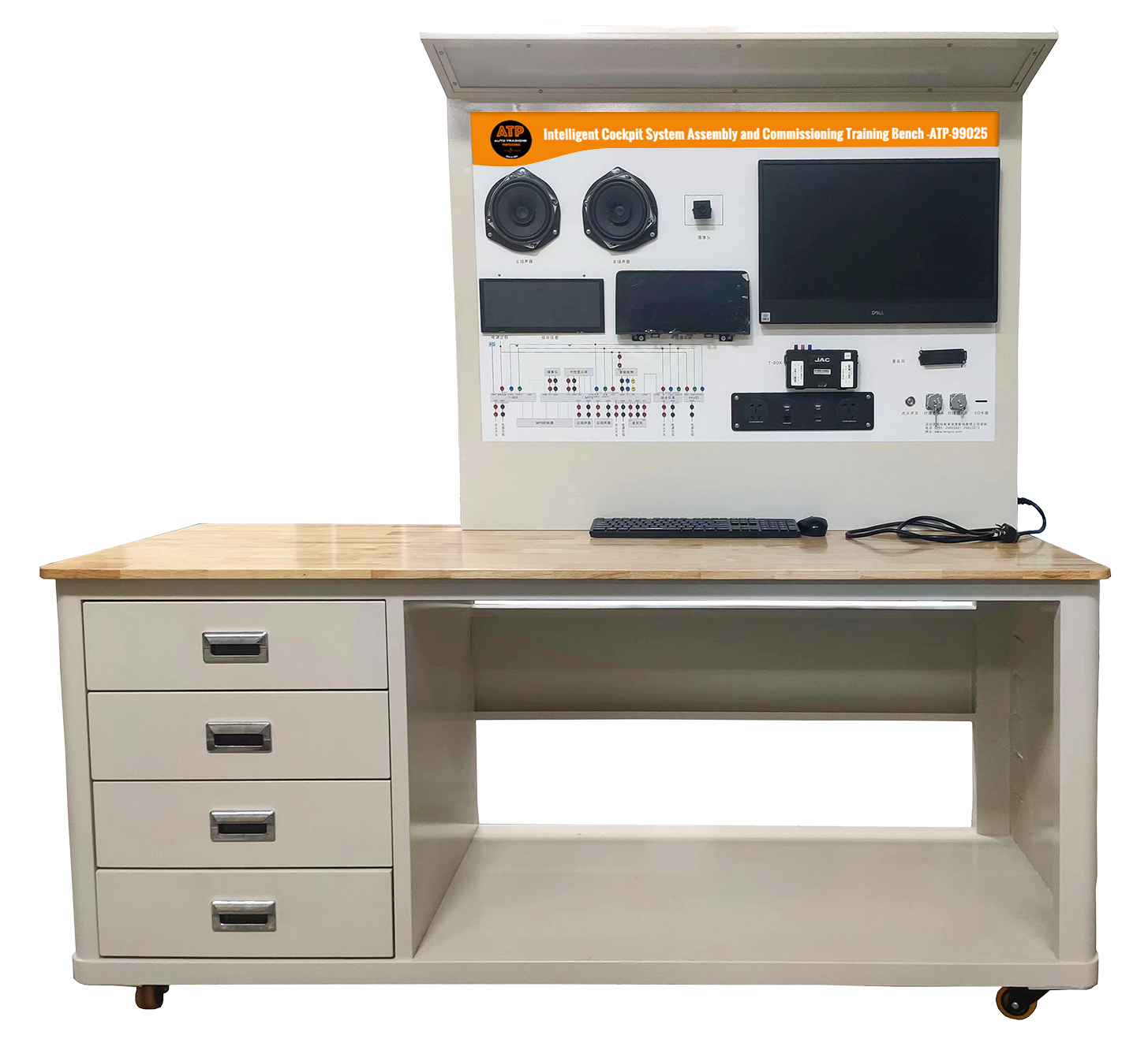 Mô hình đào tạo buồng lái thông minh kết nối mạng thông minh cho xe tự hành ATP – 99025