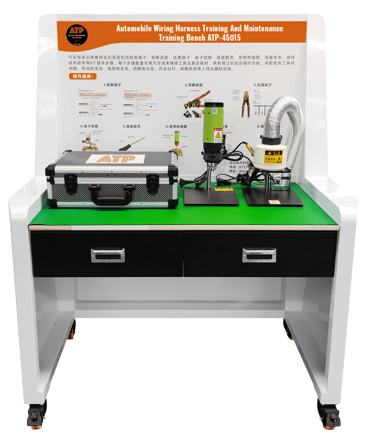 Mô hình bàn thực hành sửa chữa dây điện của xe ôtô điện ATP-45015