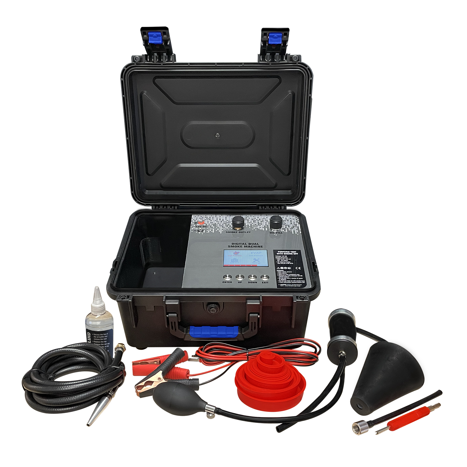 Máy tạo khói kiểm tra rò rỉ hệ thống hiển thị kỹ thuật số Mastercool 43066
