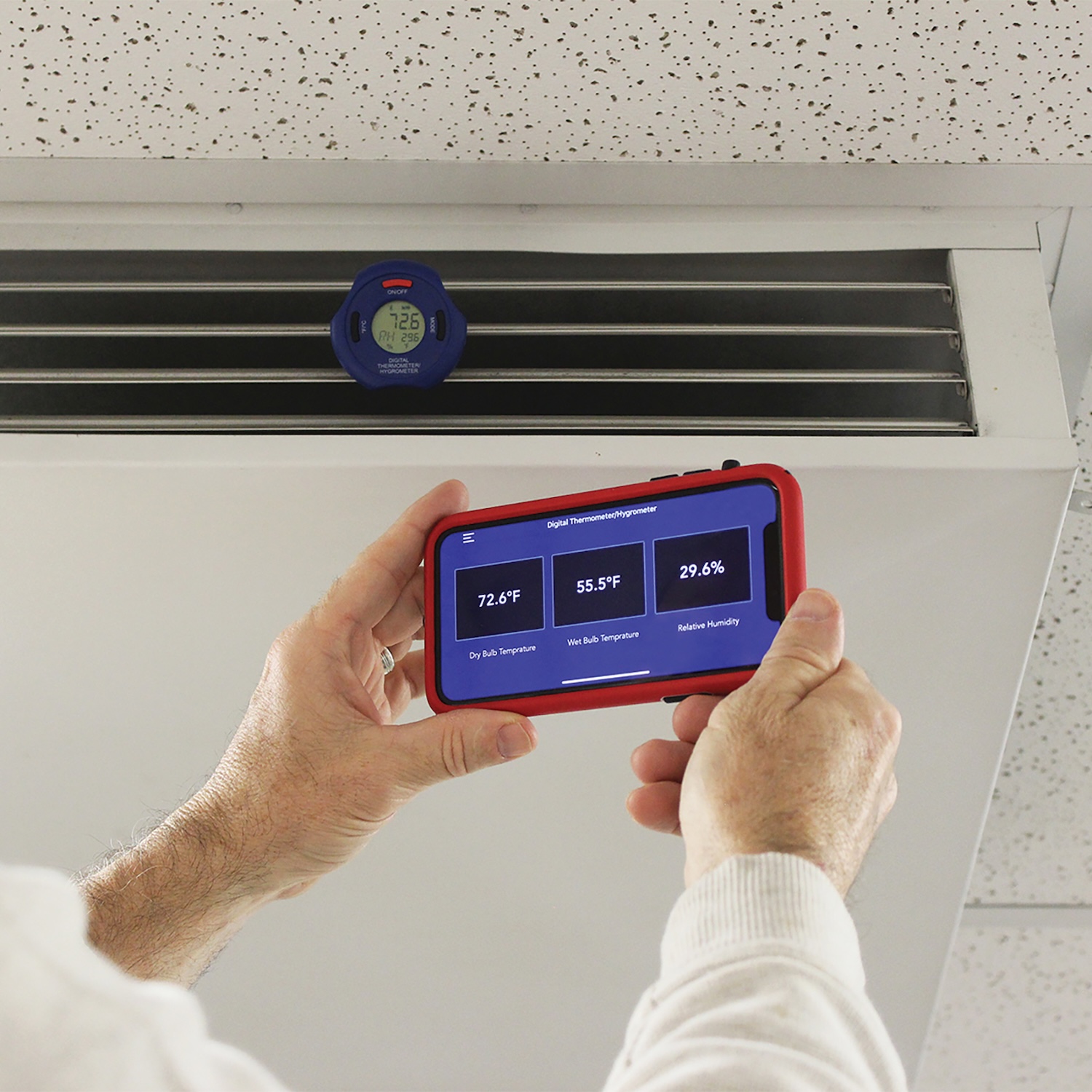 Nhiệt kế ẩm kế công nghệ không dây hiển thị số Mastercool 52234-BT