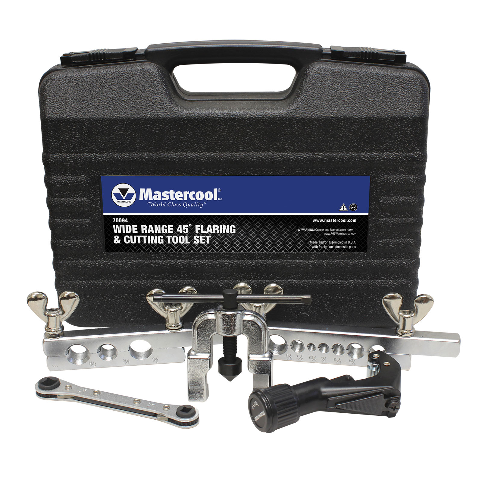Bộ dụng cụ cắt hạng nặng và loe ống đồng góc rộng 45º Mastercool 70094