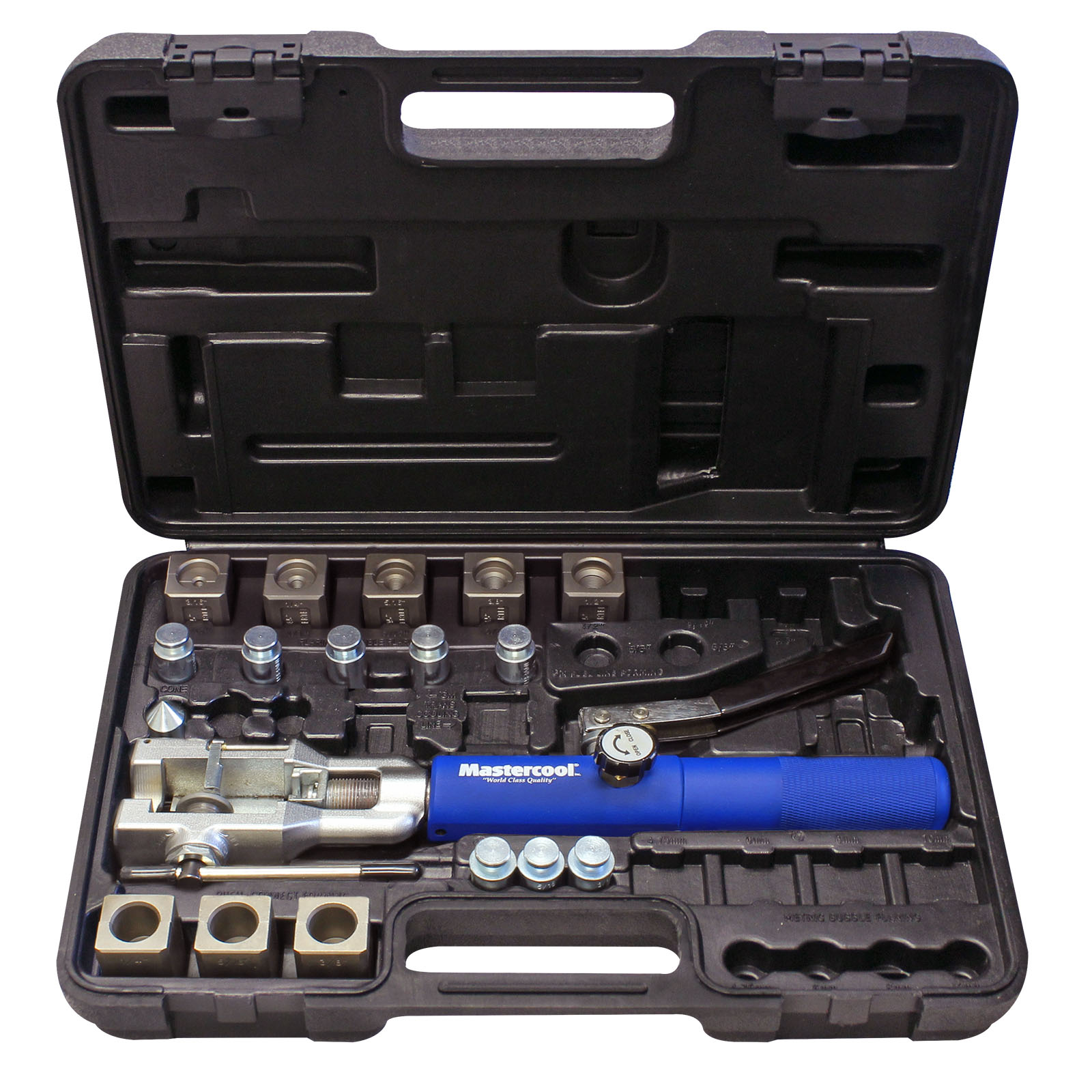 Bộ dụng cụ loe ống kiểu Push-Connect loe 45° và loe kép với hệ thống Hydra-Flare Mastercool 72300