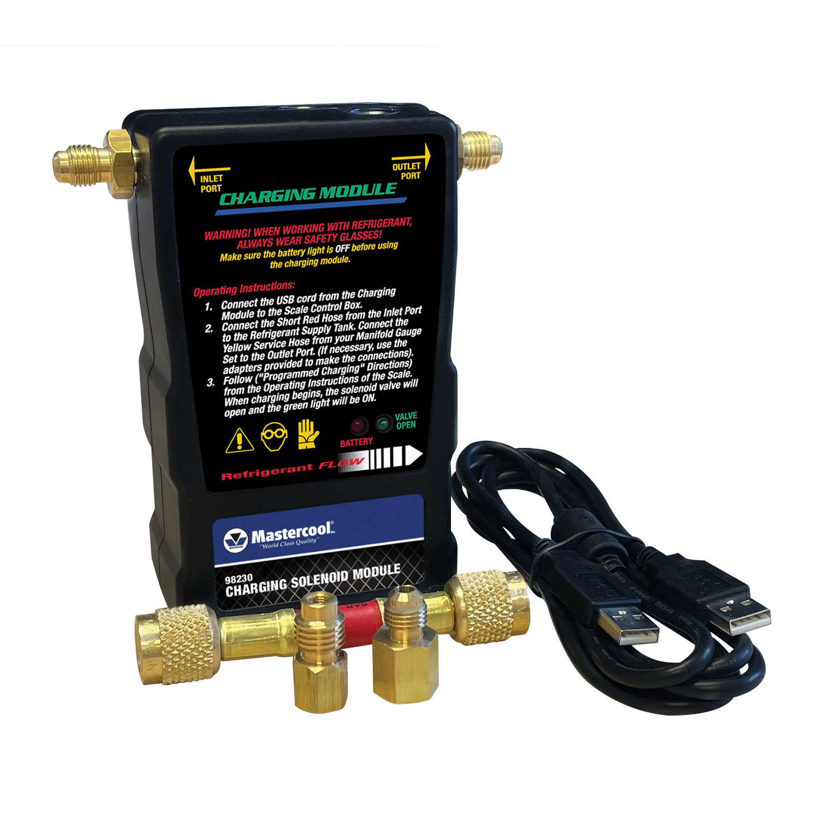 Mô-đun Solenoid Nạp Môi chất lạnh Mastercool 98230