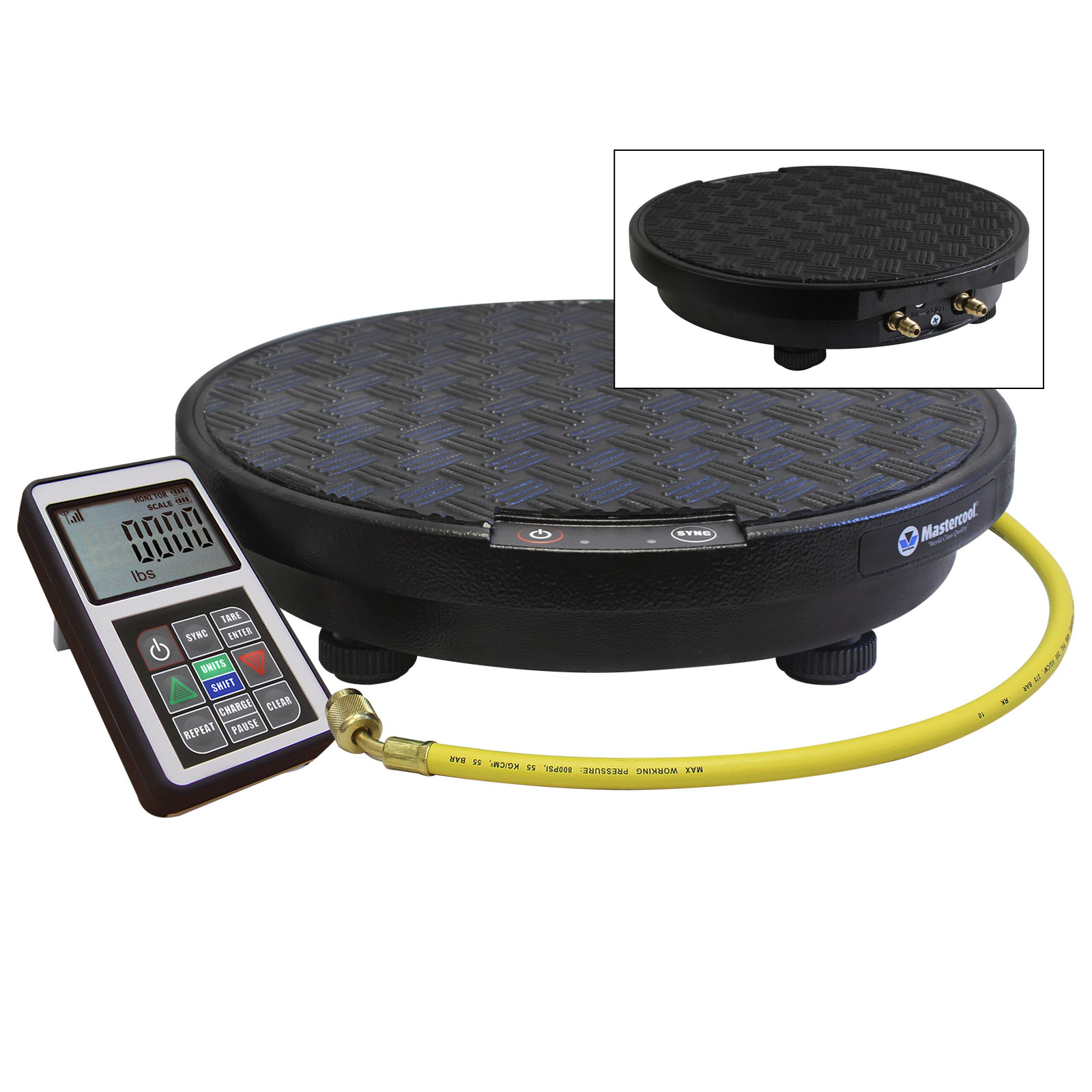 Cân nạp gas 110kg không dây Mastercool 98315 ( Có van điện từ )