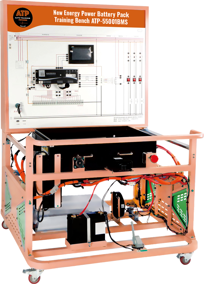 Mô Hình Nguyên Lý Hệ Thống Pin Trên Xe Ôtô Điện ATP-55001BMS
