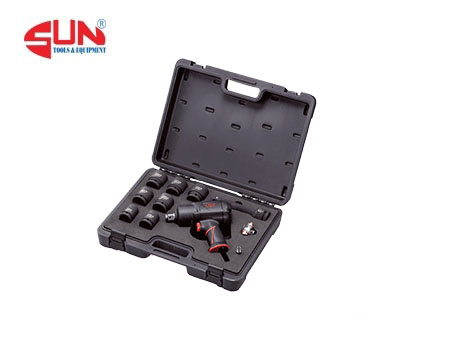 Bộ súng vặn ốc khí nén 3/4" NC-6255Q-KIT và đầu tuýp 11 chi tiết