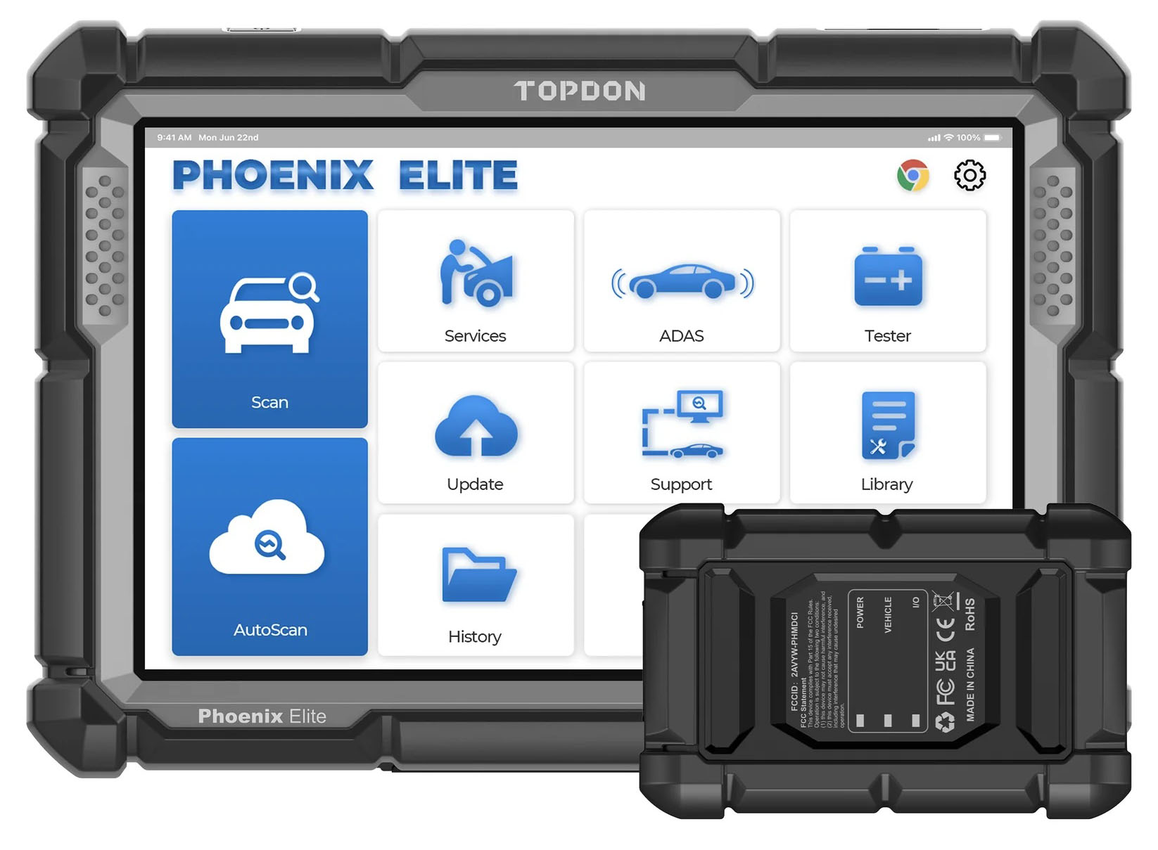 Thiết bị chuẩn đoán và hiệu chuẩn ADAS cho xe ô tô Phoenix Elite Topdon