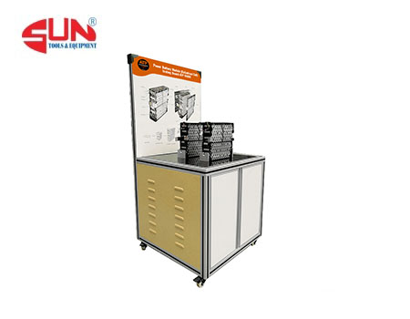 Mô hình lắp ráp module pin và phần mềm giảng dạy về pin xe ô tô điện ATP-55004
