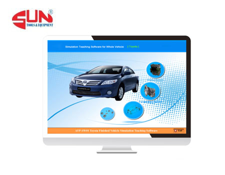 Phần mềm đào tạo giảng dạy mô phỏng xe Toyota hoàn chỉnh ATP-SW01