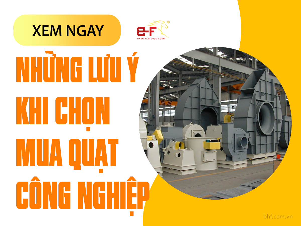 Những Lưu Ý Quan Trọng Khi Chọn Mua Quạt Công Nghiệp