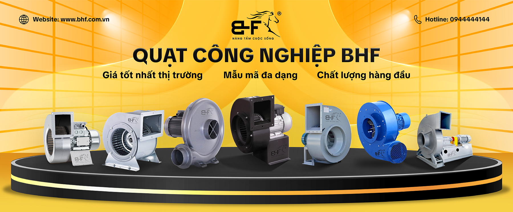 Quạt Công Nghiệp BHF Việt Nam đa dạng mẫu mã, chất lượng, giá rẻ, hiệu suất cao, bảo hành dài hạn
