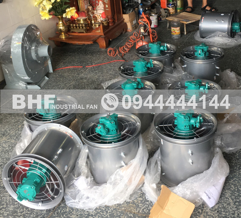 Quạt gió tròn motor chống cháy nổ Deton SBFB50-4